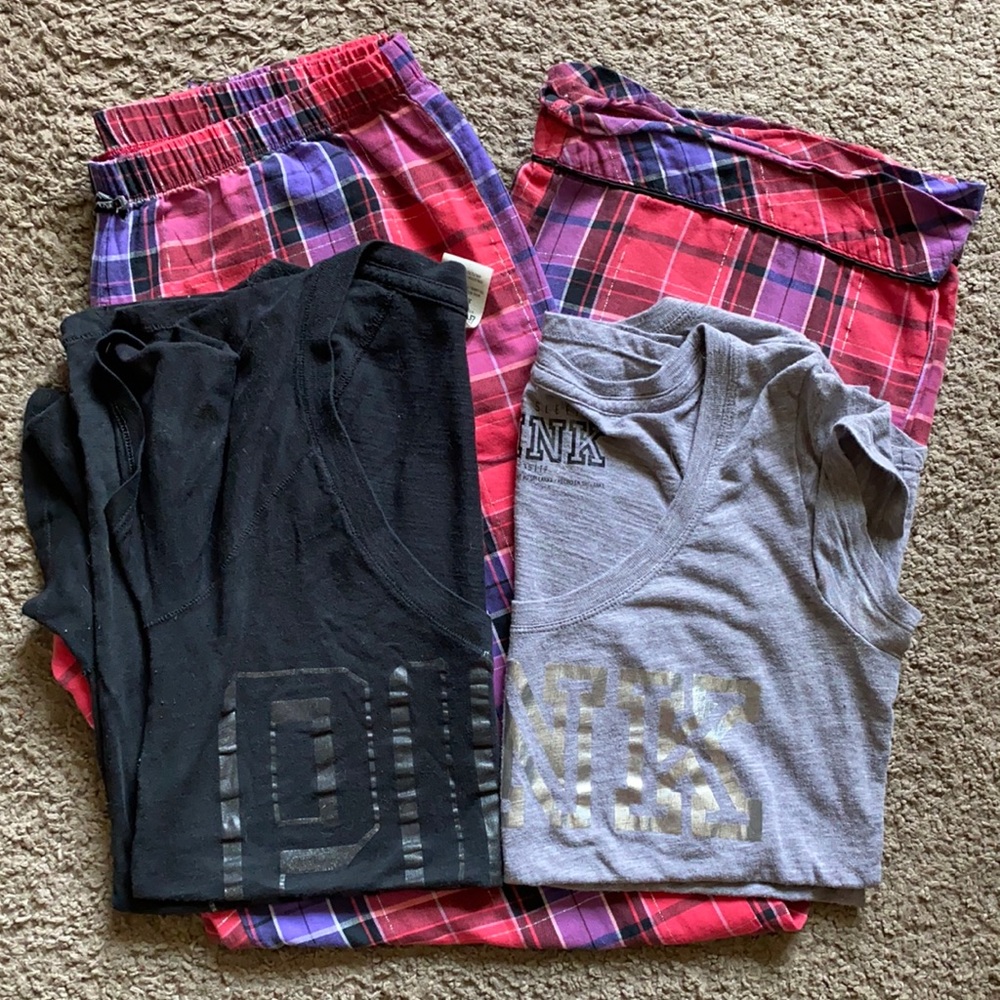 PINK Victoria’s Secret PJ Set + Extra PJ Shirt